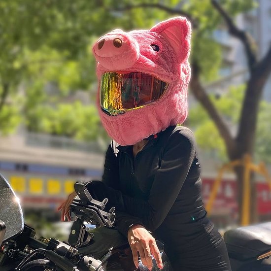 Helmet Cover - Pig