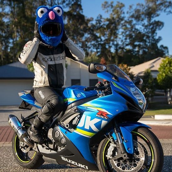 Helmet Cover - Cookie Monster